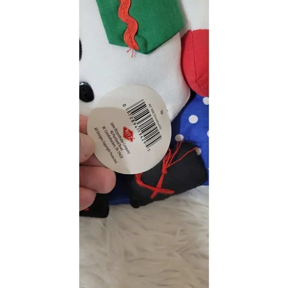 Ritz Kitchen Friends Cotton Oven Mitt Snowbuddy Snowman New